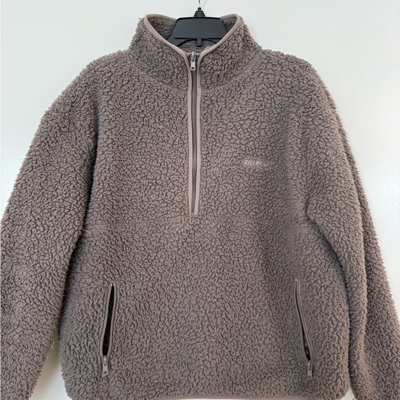 SKIMS Tops - SKIMS Teddy Pullover Sherpa Amethyst